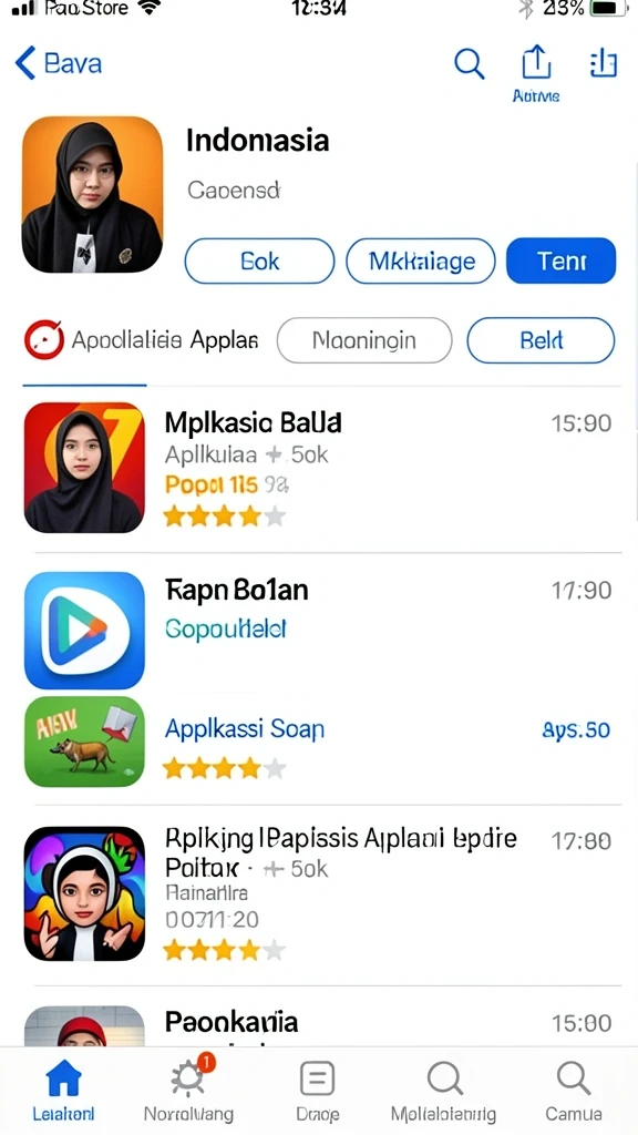 Karakter unik dengan desain menarik.
