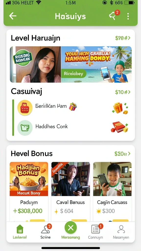 Pengalaman bermain yang seru dan menantang.