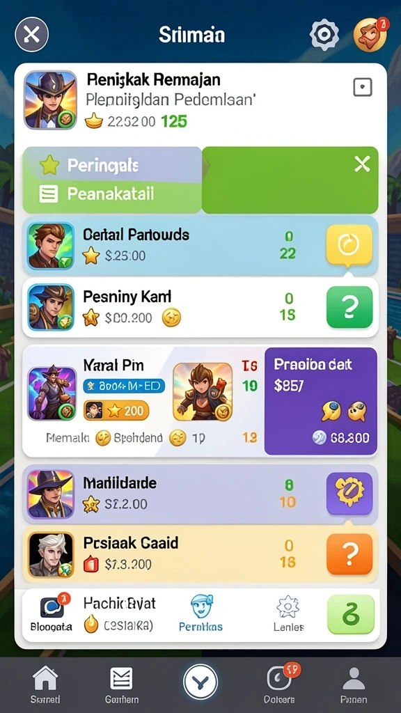 Tampilan antarmuka yang user-friendly.