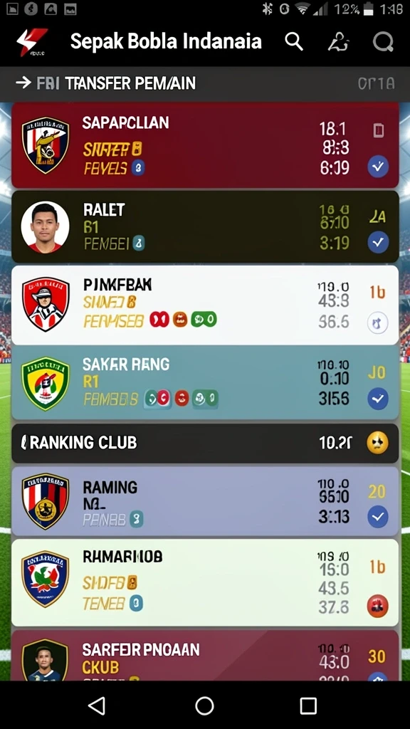 Tampilan karakter yang menarik dan beragam.