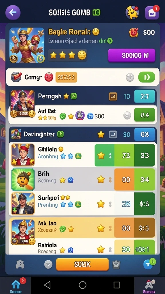 Tangkapan layar menunjukkan gameplay mengasyikkan ADAM77.