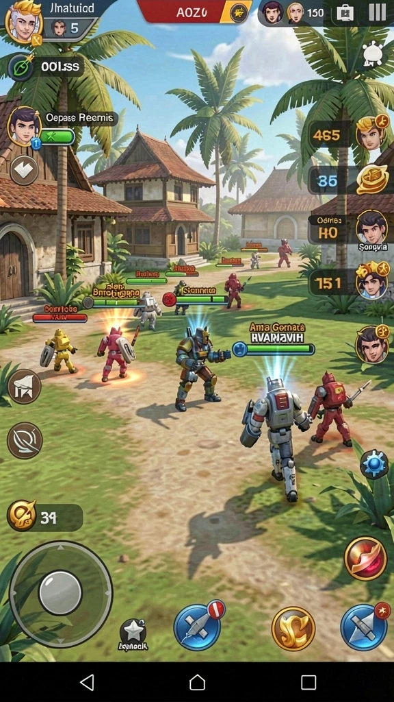 Tampilan karakter utama dalam game ADG62.