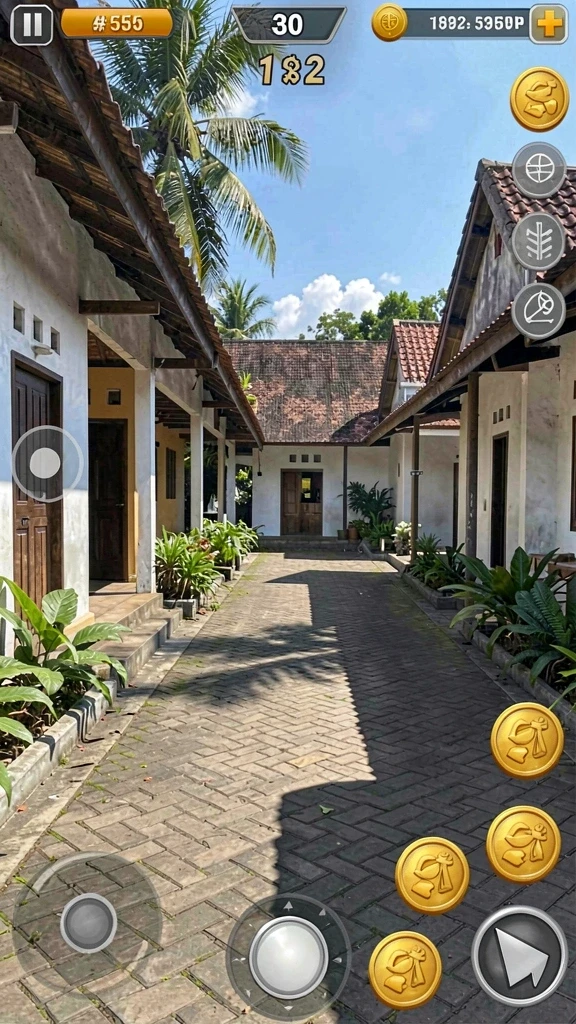 Salah satu level yang penuh dengan tantangan.