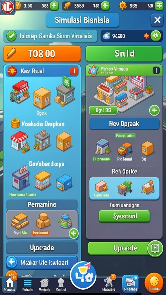 Tampilan antarmuka pengguna yang intuitif.