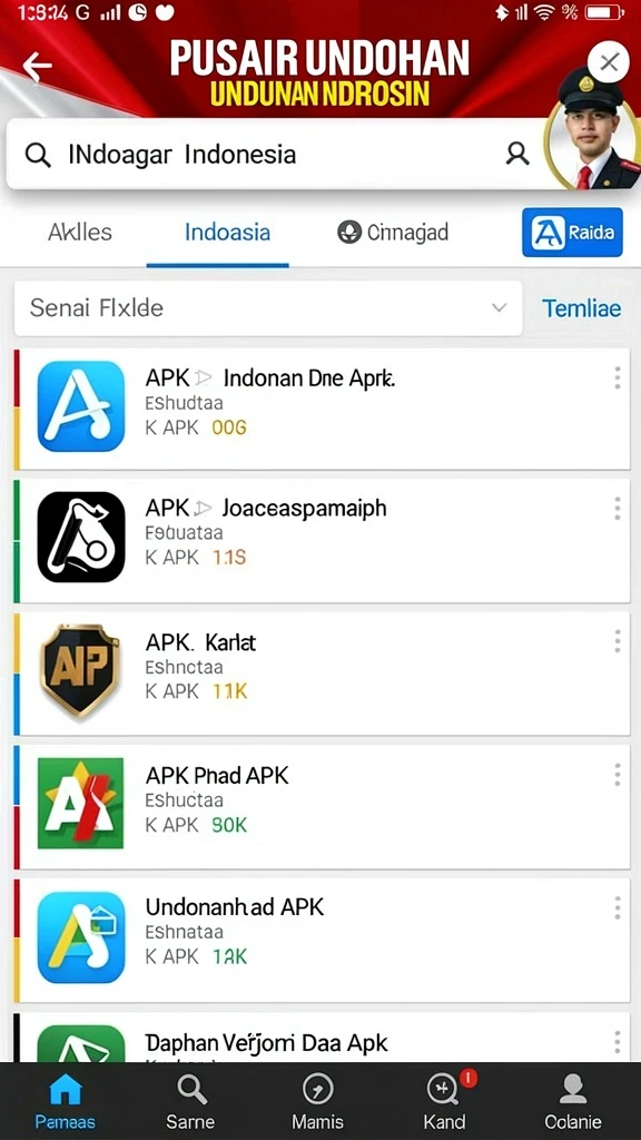 Tampilan antarmuka yang menarik dan user-friendly.