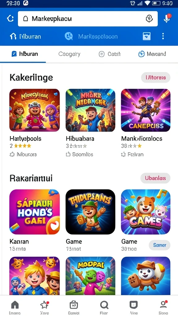 Tampilan antarmuka yang menarik dan mudah digunakan.