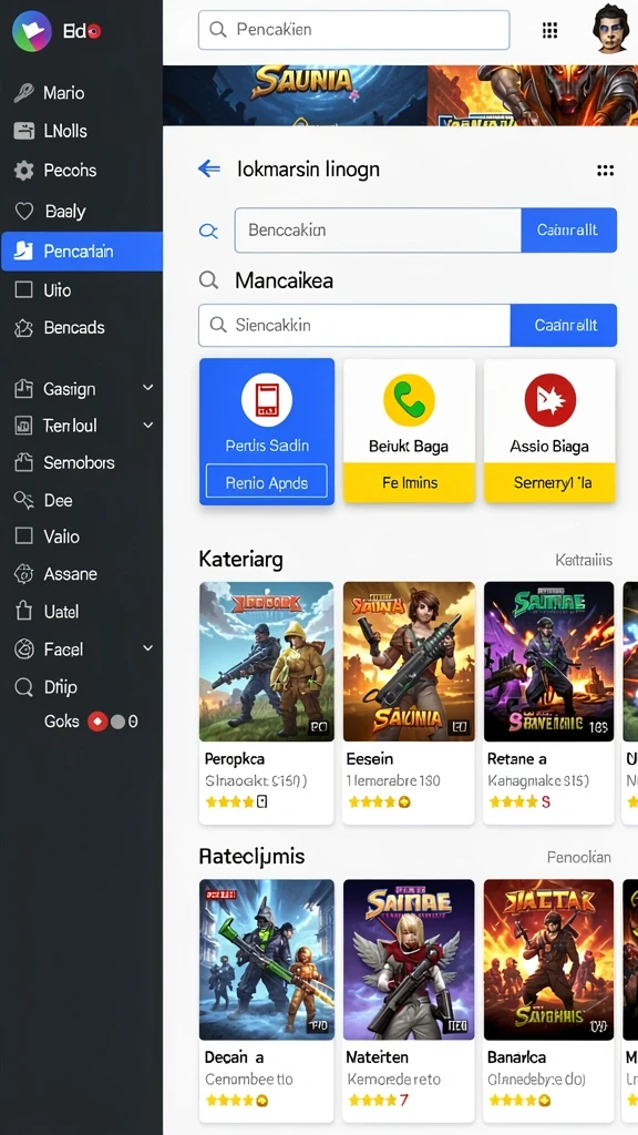 Tampilan grafik yang menawan dan memikat.