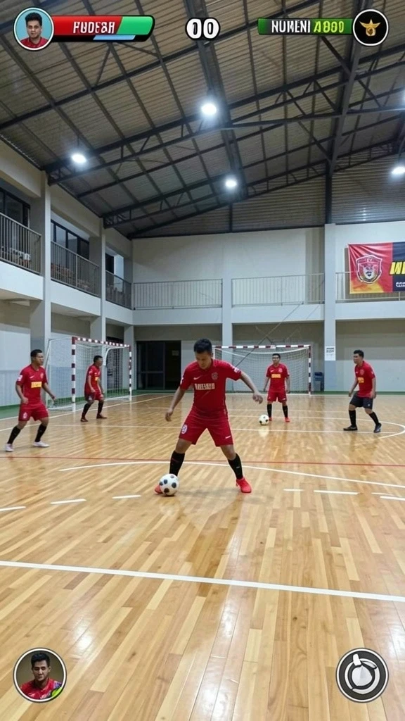 Contoh level yang penuh tantangan dan grafis menawan.
