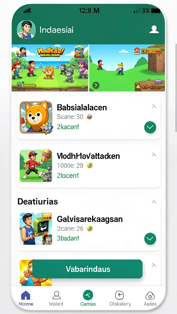 Mode permainan yang beragam dan penuh tantangan.