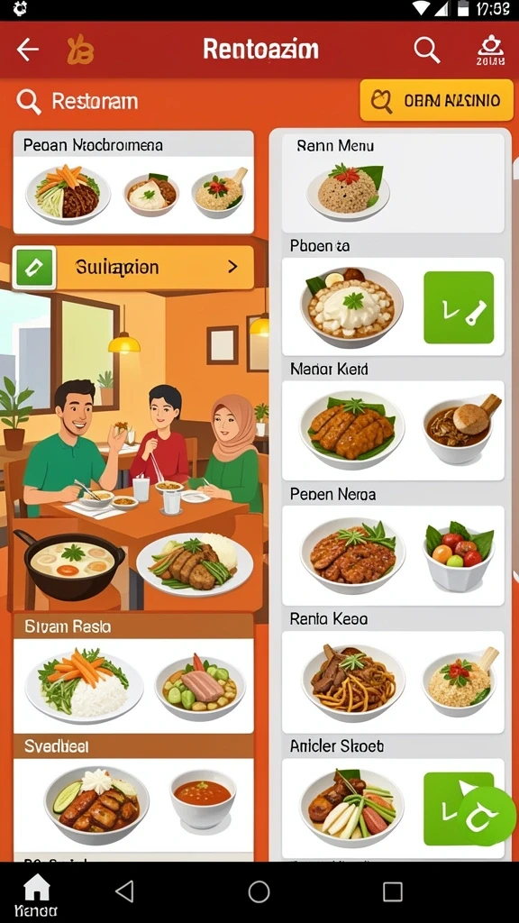 Tampilan antarmuka pengguna yang menarik dan mudah dinavigasi.