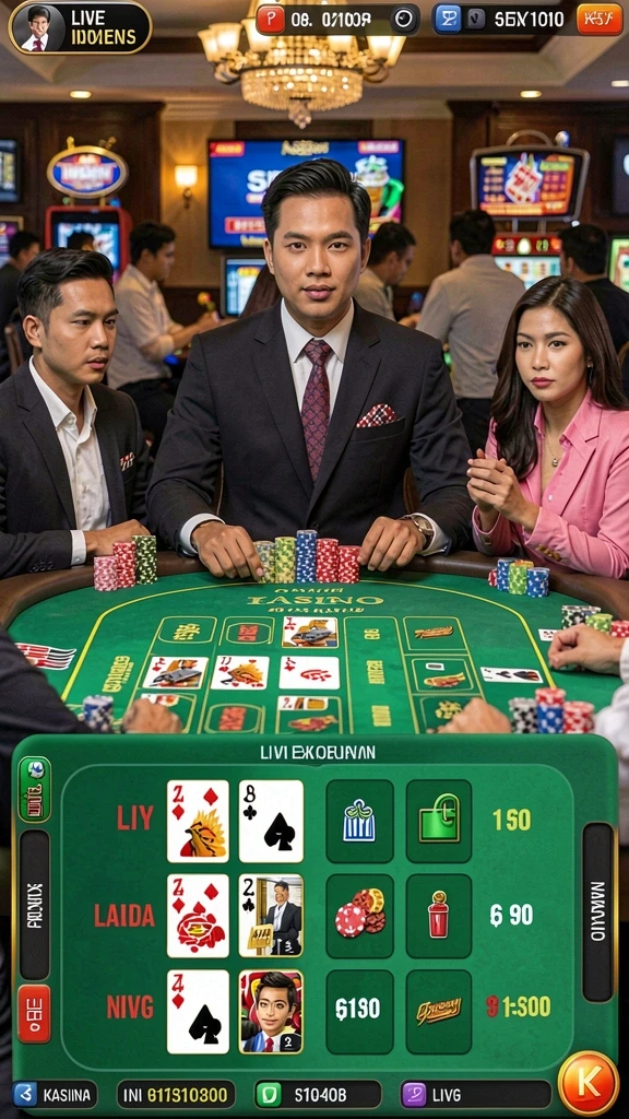 Karakter yang dapat disesuaikan dengan berbagai pilihan.