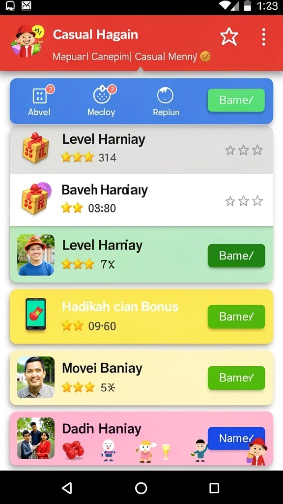 In-game level dengan grafis yang menakjubkan dan detail.