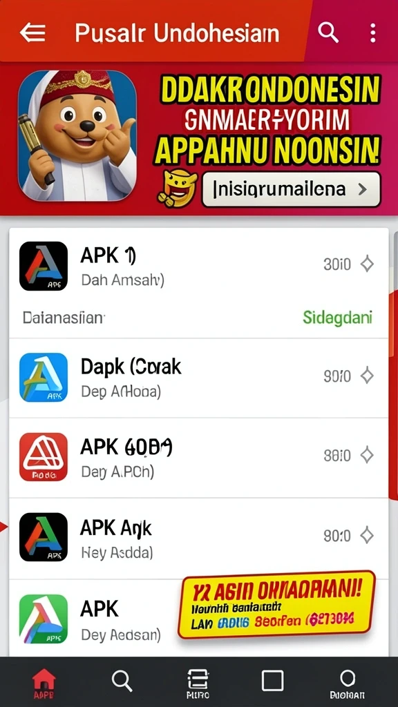 Beragam tema permainan slot yang tersedia.