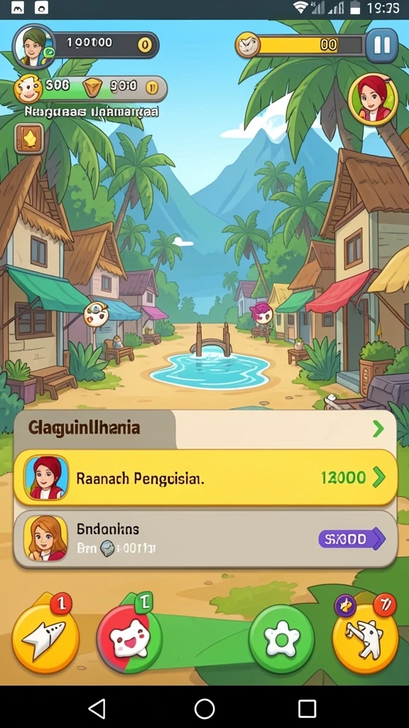 Karakter yang dapat dipilih sesuai keinginan.