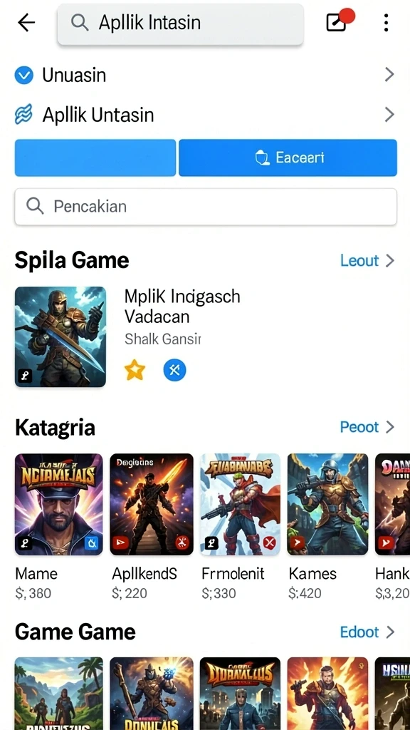Tampilan antarmuka yang menarik dan mudah digunakan.