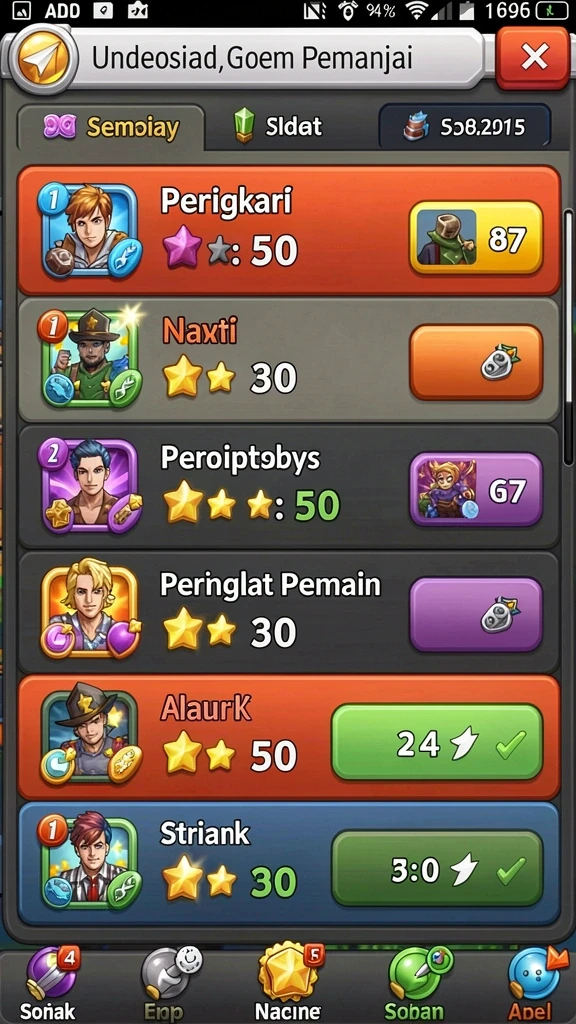 Screenshot memperlihatkan aksi seru dalam permainan.