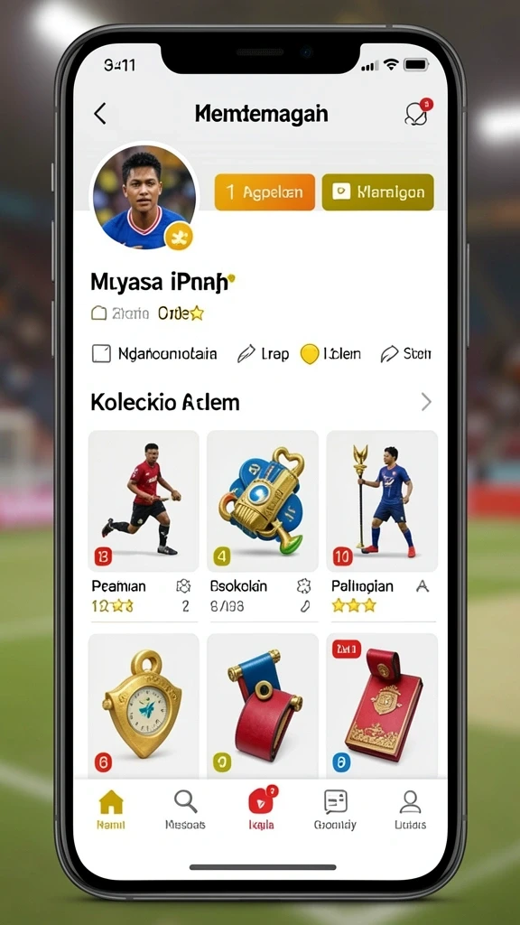 Komunitas aktif yang saling mendukung.