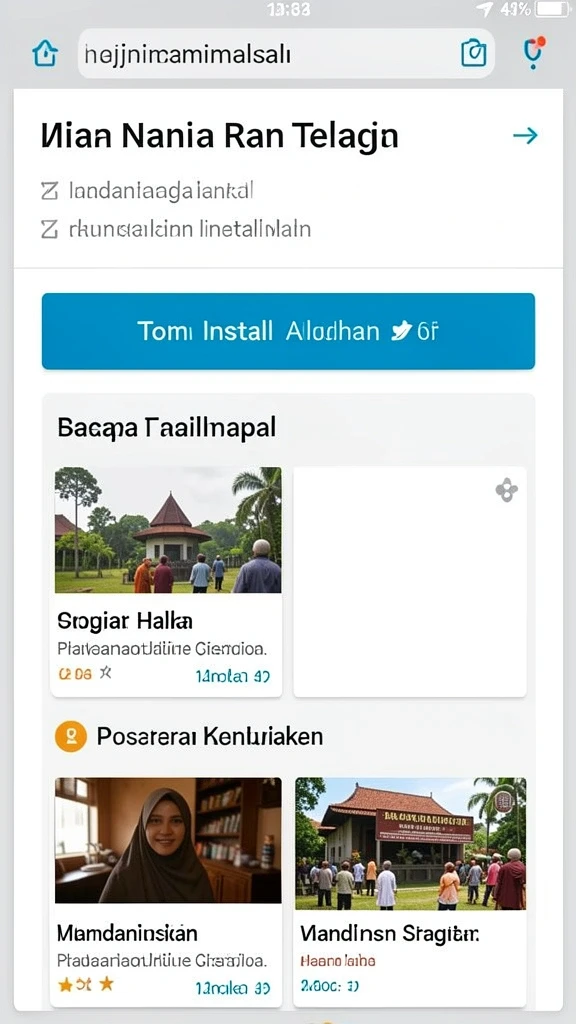 Tampilan antarmuka yang intuitif dan mudah digunakan.