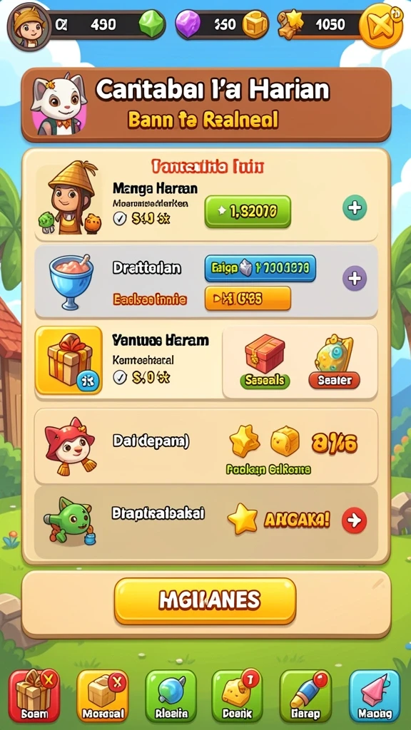 Karakter dengan kemampuan unik siap bertarung.