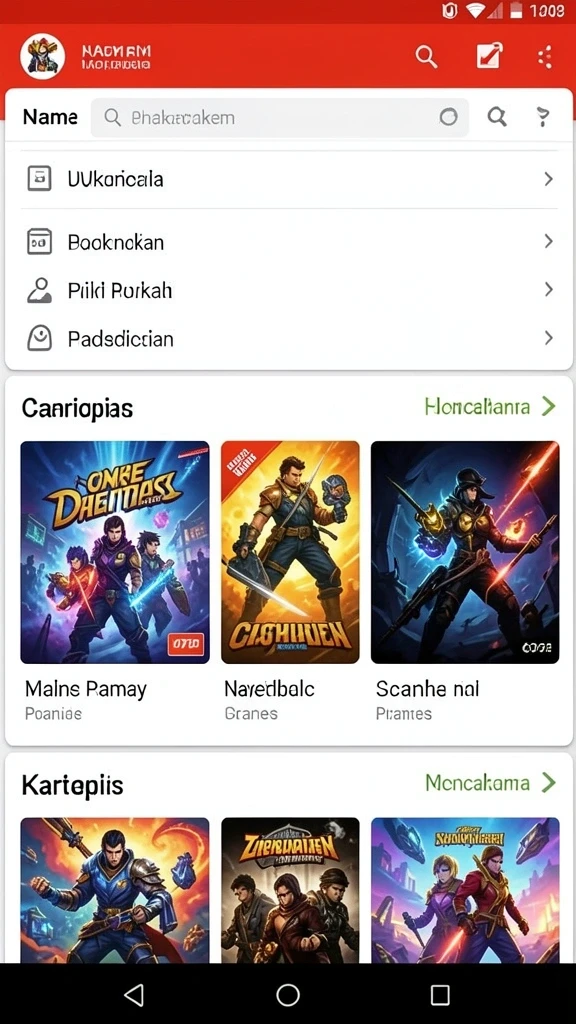 Tampilan awal permainan ZK3 yang memukau.